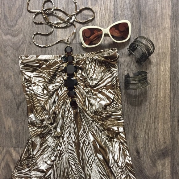 {Sky} Rhinestone Halter - Picture 4 of 5